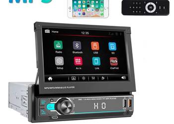 RADIO 1 DIN 7'', USB, BLUETOOTH, SD.NOWY ZESTAW