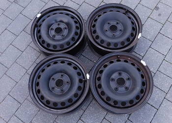 Felgi stalowe 15" 5x112 VW Golf V VI Touran Caddy Octavia Leon ET47 KOMPLET