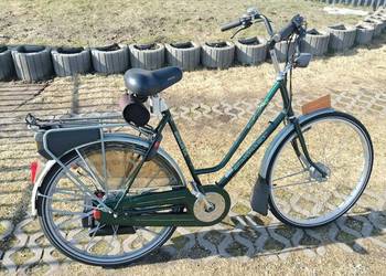 Holenderski rower spalinowy z silnikiem Sachs Spartamet Saxonette