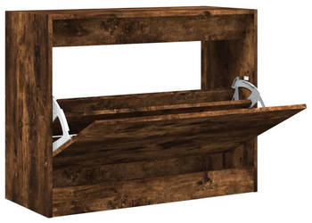 Szafka na buty przydymiony dąb 80x34x63 cm WM-839963