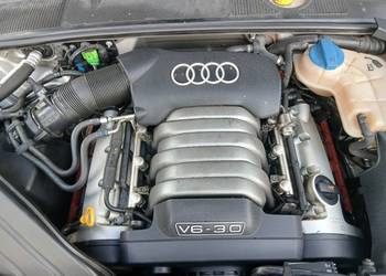 Silnik Audi 3.0 V6 benzyna A4 B6 A6 C5 ASN 285tys książka serwisowa