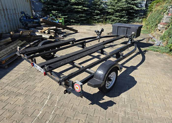 Przyczepka samochodowa na 2 skutery wodne SAM (2010 r. / DMC 750 kg) z wci…