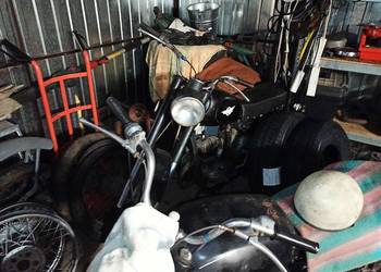 Motocykl WSK 125. Części.