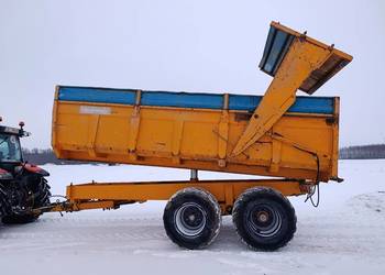 Przyczepa wywrotka zarejestrowana Rolland 14ton skorupowa tandem resor