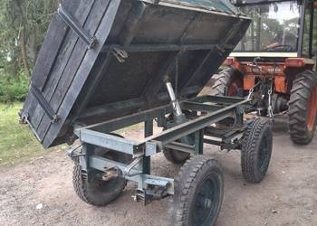 Przyczepka Multicar minitraktorek 3stronny kiper hydrauliczny