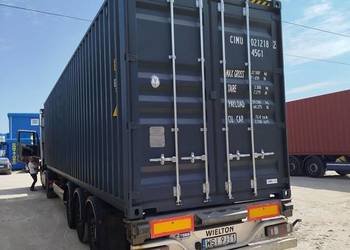 Kontener morski magazynowy budowlany 40 HC OW One Way Nowy 12 metrowy