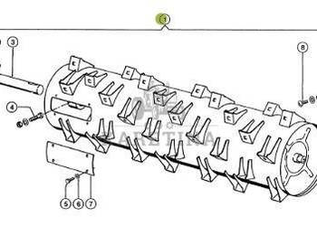 Claas Lexion 570 Bęben Młócący Przyspieszający 0007525802 00 0752 580 2
