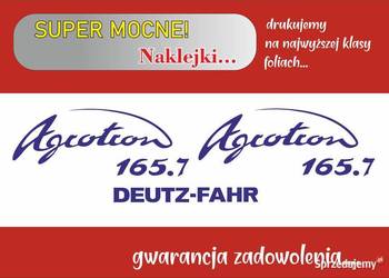naklejki deutz agrotron 165.7