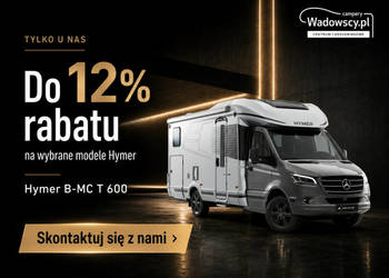 samochody kempingowe Hymer-Eriba BMC - T 600 Kompaktowa Półintegra na Merc…
