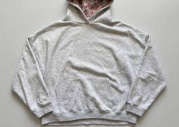 Szara bluza over size