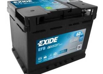Akumulator 60Ah 640A Exide Start Stop EFB  PRAWY PLUS