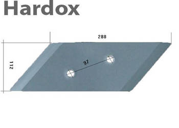 Dłuto 100ha! HARDOX 925130111/P części do pługa POTTINGER