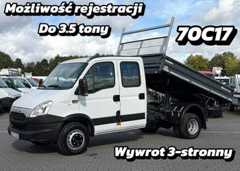Iveco Daily 70C18 V H (70C17) Doka Brygadówka 7 osób Wywrot 3-stronny MEIL…