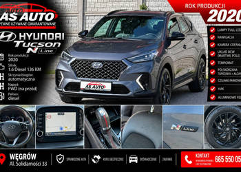 Hyundai Tucson 1,6CRDi 136KM Nline/Navi/Kamera/Led/LaneAssist/Blis/ACC/Alu…