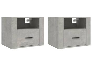 vidaXL Szafki nocne, wiszące, 2 szt., 50x36x40 cm(SKU:816889)