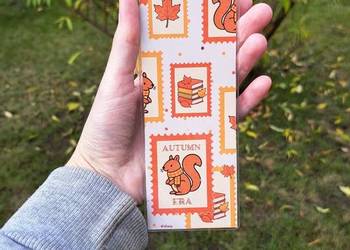 Jesienna zakładka do książki