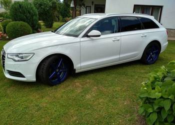 Audi A6 C7 4G Avant 2.0 TDI 177 KM 2013 rok biały kolor zadbana 2 kpl kół