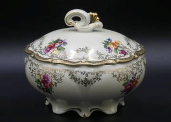 Okazała bomboniera Tułowice Tillowitz, witrynowa, 1928 - 45, unikat!!!