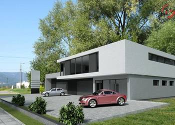 warsztat samochodowy pawilon projekt