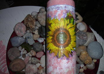 POJEMNIK NA CHUSTECZKI  - DECOUPAGE
