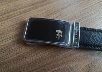 Pasek skórzany męski Karl Lagerfeld