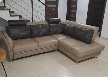 Narożnik skórzany rozkładany Bydgoskie Meble