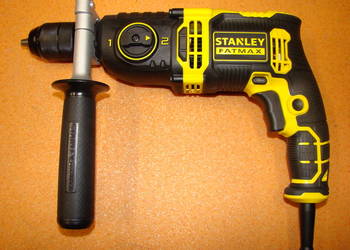 Wiertarka udarowa STANLEY Fat Max 2 biegi, walizka w kpl. Ref. FMEH850