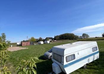 Przestronny plac kempingowy parking 3000m2 blisko Warszawy miejsce biznes
