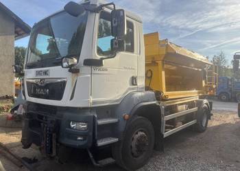 MAN TGM 18.290 4x4BB 2017 Piaskarka Solarka schmidt startos pług econ