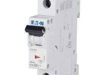 Sprzedam wyłączniki nadprądowe 1P C 4A 6kA AC PL6-C4/1 286529 EATON
