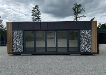 Pawilon 800x300 z dekorem LED! biurowy, usługowy, salon, kontener,