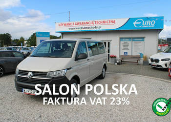 Volkswagen Transporter 9 miejscowy netto 82845PLN Salon Polska LONG Gwaran…