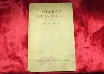 Stara książka Witamina C w odżywianiu z 1939r.