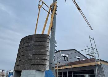 Żuraw budowlany dźwig budowlany dekarski prace montażowe POTAIN IGO 36