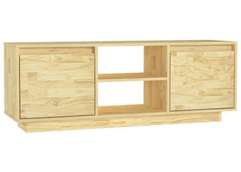 Szafka pod telewizor 110x30x40 cm lite drewno sosnowe WM-809900