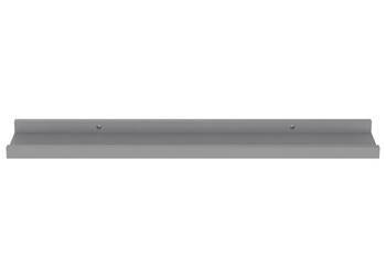 Półki ścienne 4 szt. szare 60x9x3 cm WM-326675