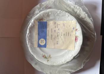 Zestaw polskiej porcelany sygnowany marką Wawel