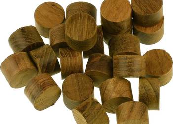 20x Zatyczki teakowe korek szpunt zaślepka kołek teak 12mm 1/2" do łodzi