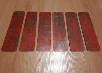 Zakładki do książek - czerwone - NA SZTUKI