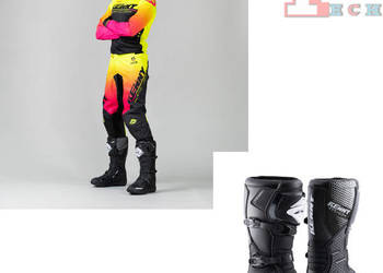 STRÓJ SPODNIE+KOSZULKA+BUTY TRACK FOCUS 2022 NEON