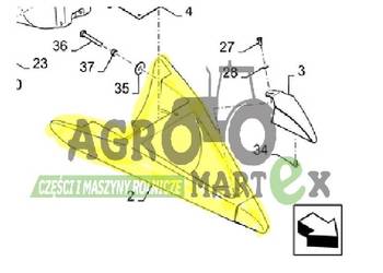 84447896 KOŃCÓWKA ROZDZIELACZA CNH