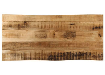 Blat stołu z naturalną krawędzią 100x40x25 cm drewno mango WM-370660