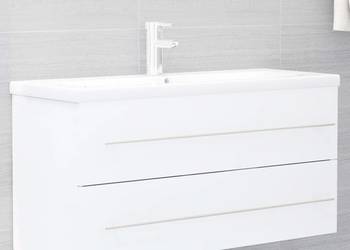 vidaXL Szafka pod umywalkę, biała, 100x38,5x48 cm（SKU:804719）