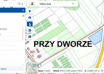 Działka budowlana z warunkami zabudowy 1330m Linów 1830/1