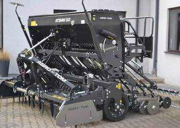 Agregat uprawowo-siewny aktywny wał gumowy 600 Agro-Tom