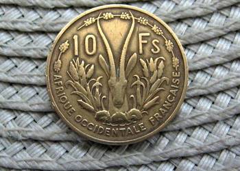 Francuska Afryka Zachodnia 10 Frank 1956r