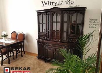 Stylowa Ekskluzywna Witryna 180` Ludwik Orzech Włoski BEKAS PRODUCENT