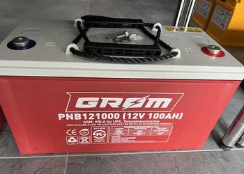 Akumulator AGM PNB121000 12V 100Ah GROM, DARMOWY DOWÓZ