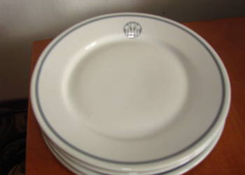 Lubiana deserowy talerz barowy PRL