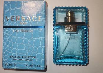 Pusty flakon, butelka po Versace Man, 30 ml + opakowanie
